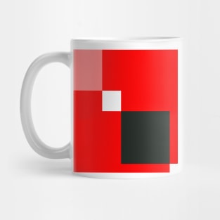 red square abstract Mug